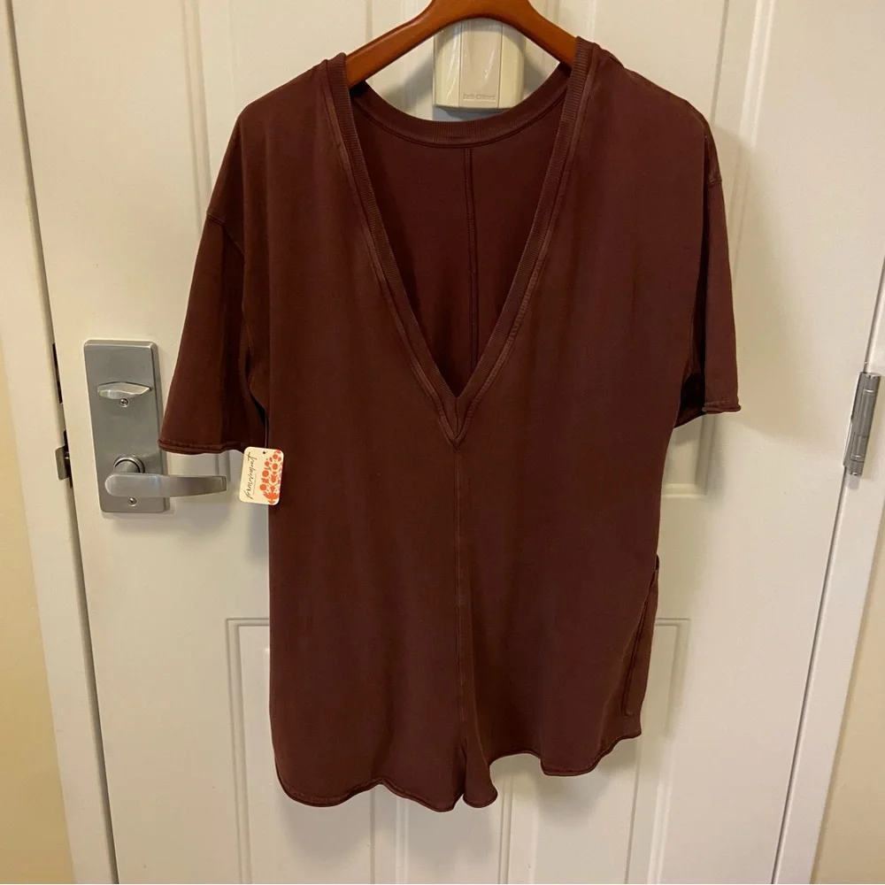 Free People Movement Hot Shot Tee Romper - Picture 11 of 16